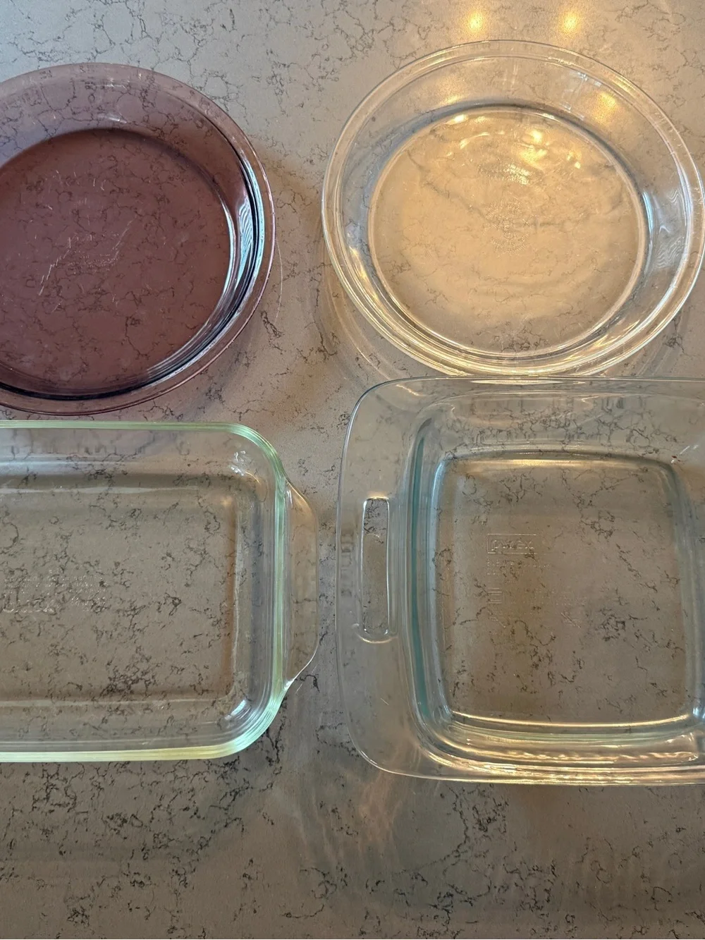 Pyrex Glass Baking & Casserole Pan Bundle (4 Pieces)